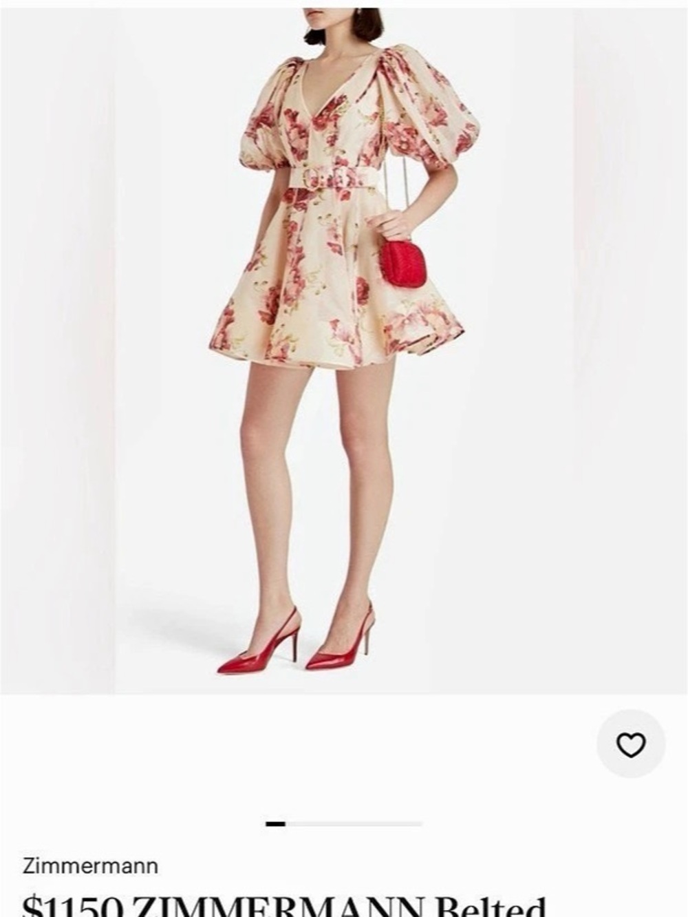 Zimmermann Hypnotic Belted Floral-Print Linen and Silk-Blend Mini Dress Hypnotic